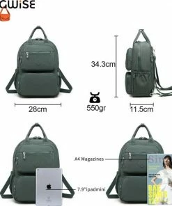 Bagwise® Rugzak - Rugtas - 10 Lt - Dames - Heren - (CR1248) Groen -Parker IM Vibrant Ring Shop 550x550 363