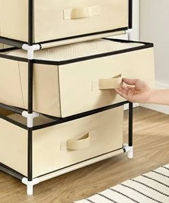 Cozy Living Ladekast - Opbergunit - Met 4 Laden - Kledingkast - Organizer - Nachtkastje - Metalen Frame -Parker IM Vibrant Ring Shop 550x550 376