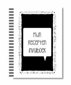 Receptenboek | Invulboek | Lettertijd - A5