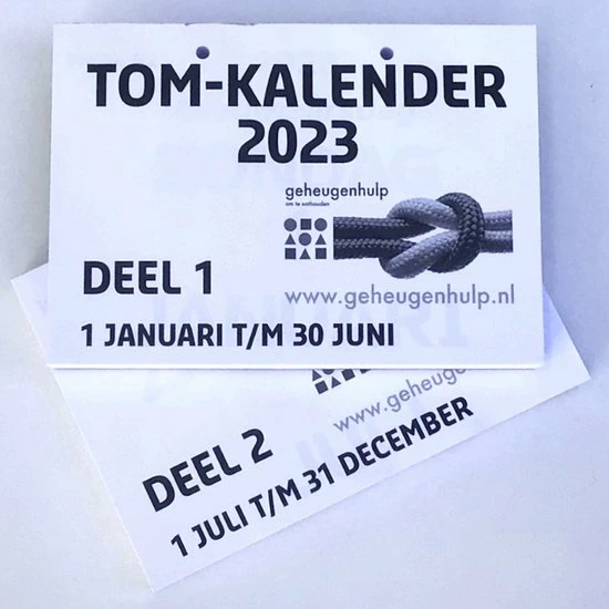 Geheugenhulp Groot-letter Dagkalender A4 2023. (TOM Kalender)- 1 Geheugenhulp Groot-letter Dagkalender A4 2023. (TOM Kalender)-