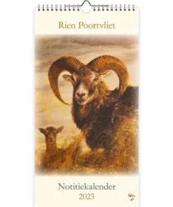 Comello Rien Poortvliet Maand Notitiekalender - 2023 - Bok