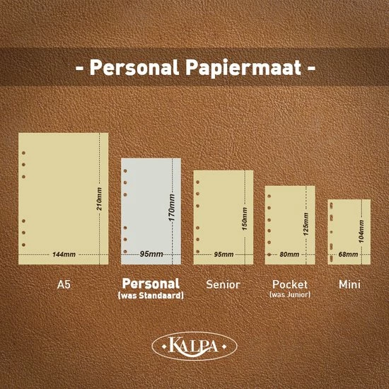6317-23 Personal Agendavulling Week NL + Bijlagen 2023 Kalpa 5 6317-23 Personal Agendavulling Week NL + Bijlagen 2023 Kalpa - Afbeelding 5