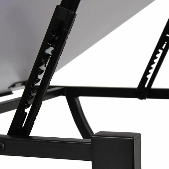 Trend24 - Schrijftafel - Tekentafel - Bureau - Met Kruk - Verstelbaar - Opbergruimte - Zwart - Wit 4 Trend24 - Schrijftafel - Tekentafel - Bureau - Met Kruk - Verstelbaar - Opbergruimte - Zwart - Wit - Afbeelding 4