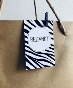 HOUSE OF LOLA 20x Minikaartjes / Kleine Kaartjes / Cadeaulabels | Verjaardag En Meer | Zwart & Wit -Parker IM Vibrant Ring Shop 550x550 546