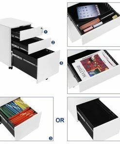 Hoppa! Ladeblok Met Afsluitbare Lade - Metaal - 3 Lades - Wit -Parker IM Vibrant Ring Shop 550x550 641