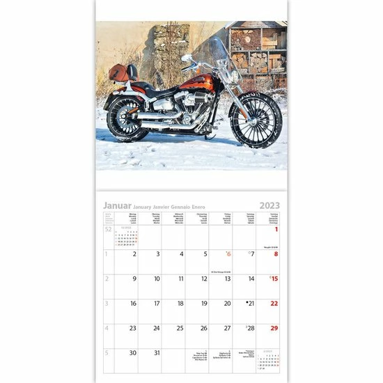 Korsch Verlag Harley Davidson Kalender 2023 2 Korsch Verlag Harley Davidson Kalender 2023 - Afbeelding 2