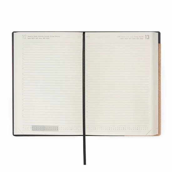 LEGAMI BUREAU AGENDA 2023 - Dag Op 1 Pagina - 17x24cm - Rose Gold 4 LEGAMI BUREAU AGENDA 2023 - Dag Op 1 Pagina - 17x24cm - Rose Gold - Afbeelding 4