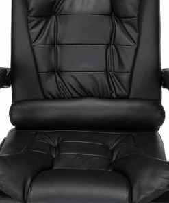 Snailhome Bureaustoel - Ergonomische Draaistoel En Computerstoel - Met Massagefunctie - Belastbaar Tot 150 Kg - Zwart - 61 X 50 X 123cm -Parker IM Vibrant Ring Shop 550x550 693