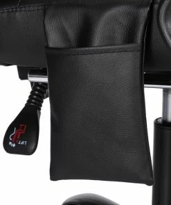 Snailhome Bureaustoel - Ergonomische Draaistoel En Computerstoel - Met Massagefunctie - Belastbaar Tot 150 Kg - Zwart - 61 X 50 X 123cm -Parker IM Vibrant Ring Shop 550x550 695