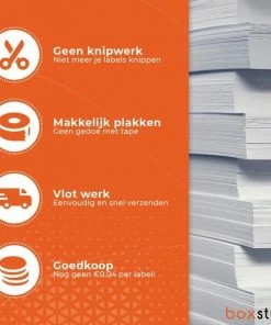 Boxstuff A4 Stickervellen - Ordner Etiketten Stickers - Geschikt Inktjet En Laser Printers - 6 Per Vel - 210x49,4MM -Parker IM Vibrant Ring Shop 550x550 79
