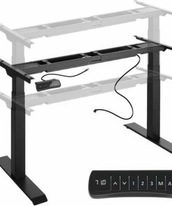 Tectake Elektrisch Tafelframe Denis - Zwart - 402997 - 180x68x123 Cm - Zit-sta Bureau -Parker IM Vibrant Ring Shop 550x552 6