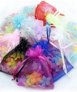 Merkloos Luxe Mini Organza Stof Zakjes - Kadozakjes / Kadotasjes - Cadeauverpakking Tasjes - Feestzakjes - Sieraden / Cadeau Kado Gift Bag Kado - Uitdeelzakjes Set Van 50 Stuks - Inpakzakjes Snoepzakjes - 7x9 Centimeter - Met Trekkoord - Multicolor -Parker IM Vibrant Ring Shop 550x555 3