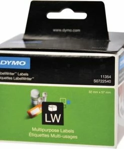 DYMO Originele LabelWriter Multifunctionele Labels | 57 Mm X 32 Mm | Zelfklevend | Rol Van 1000 | Easy-Peel-labels | Geschikt Voor LabelWriter-labelmakers | Gemaakt In Europa