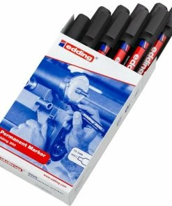 Edding 300 Permanente Marker, Ronde Punt, 1,5 - 3 Mm, Zwart (pak 10 Stuks) - Alcoholstift