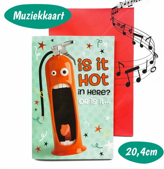 Happy Happenings Verjaardagskaart Met Geluid - Brandweer Kaart Met Muziek - Kinderen - Verjaardag Muziekkaart - Muziekwenskaart - Wenskaart Grappig - Ansichtkaarten - Birthday Card - Verjaardagskaarten – Met Rode Envelop 1 Happy Happenings Verjaardagskaart Met Geluid - Brandweer Kaart Met Muziek - Kinderen - Verjaardag Muziekkaart - Muziekwenskaart - Wenskaart Grappig - Ansichtkaarten - Birthday Card - Verjaardagskaarten – Met Rode Envelop