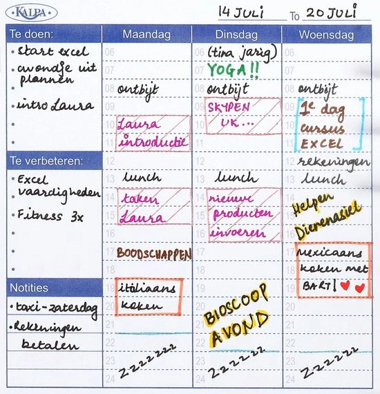 Kalpa 6627-00 Motivatie Planner-Dolfijn-A5-gebonden 8 Kalpa 6627-00 Motivatie Planner-Dolfijn-A5-gebonden - Afbeelding 8