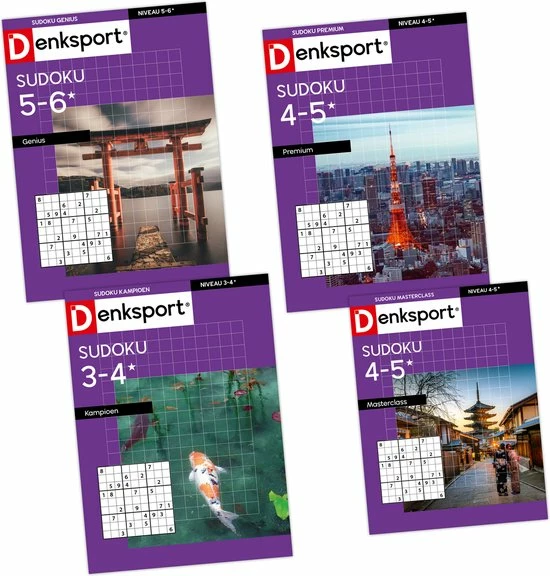 Denksport Sudoku Puzzelboek Pakket Najaar 2022 1 Denksport Sudoku Puzzelboek Pakket Najaar 2022