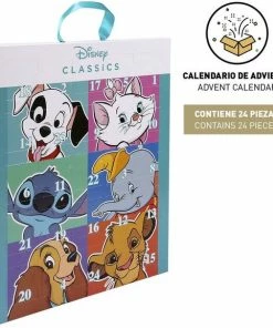 1691 Adventkalender Disney Multi-compositie (25 X 30 X 2,4 Cm) (24 Pcs)