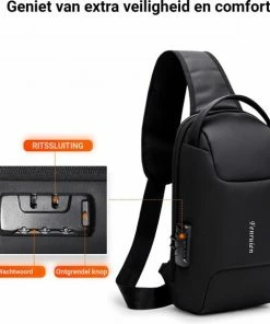 Brandie® - Rugzak - Nieuwe Heren Multifunctioneel - Tas - Rugtas - Borsttas - TSA - Anti Diefstal - Grootte 10*20*34 Cm - Schoudertas - Opladen Via USB - Waterdicht - Crossbodytas - 5105 Gewicht 0.65kg - Zwart 21 Brandie® - Rugzak - Nieuwe Heren Multifunctioneel - Tas - Rugtas - Borsttas - TSA - Anti Diefstal - Grootte 10*20*34 Cm - Schoudertas - Opladen Via USB - Waterdicht - Crossbodytas - 5105 Gewicht 0.65kg - Zwart -Parker IM Vibrant Ring Shop 550x578 4