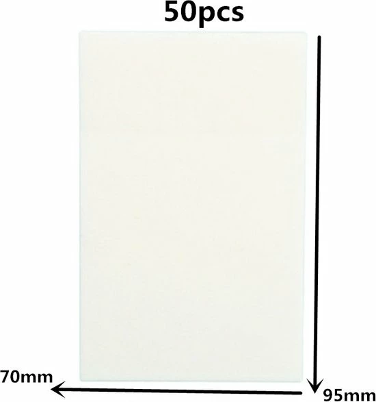 Merkloos Post It Transparant - Sticky Notes - Doorzichtig - Zelfklevend - 50 Velletjes - 70x95mm 2 Merkloos Post It Transparant - Sticky Notes - Doorzichtig - Zelfklevend - 50 Velletjes - 70x95mm - Afbeelding 2