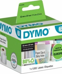 DYMO Originele LabelWriter Multifunctionele Labels | 57 Mm X 32 Mm | Zelfklevend | Rol Van 1000 | Easy-Peel-labels | Geschikt Voor LabelWriter-labelmakers | Gemaakt In Europa -Parker IM Vibrant Ring Shop 550x587 3