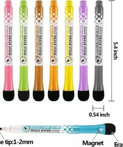 BOTC Whiteboard Stiften - Whiteboard Marker Ronde Punt - Whiteboard Stiften - 8 Stuks - Met Wisser -Parker IM Vibrant Ring Shop 550x588 4