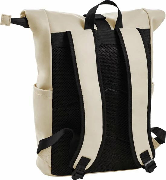 Daniel Ray Highlands Rolltop Laptop Rugzak Waterproof - 15,6 Inch - Off White 3 Daniel Ray Highlands Rolltop Laptop Rugzak Waterproof - 15,6 Inch - Off White - Afbeelding 3