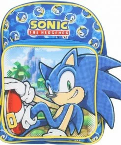 Sega Sonic Jongens Rugzak Met Voorvak 3 - 6 Jaar