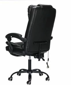 Snailhome Bureaustoel - Ergonomische Draaistoel En Computerstoel - Met Massagefunctie - Belastbaar Tot 150 Kg - Zwart - 61 X 50 X 123cm -Parker IM Vibrant Ring Shop 550x604 1