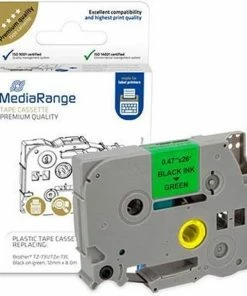 MediaRange - Brother Compatible Labels TZ-731/ TZe-731 - 12mm X 8m - Zwart Op Groen 5 MediaRange - Brother Compatible Labels TZ-731/ TZe-731 - 12mm X 8m - Zwart Op Groen -Parker IM Vibrant Ring Shop 550x609