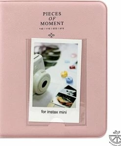 Mini Fotoalbum Roze| 65-vaks Fotoalbum | Musthave | Without Lemon | Geschik Voor Instant Foto's