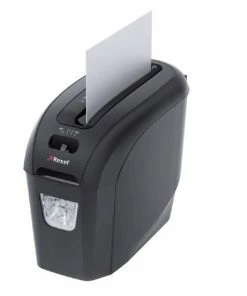 Rexel ProStyle+ SC Papierversnipperaar Voor Thuiskantoor/Thuiswerkplek - P- 1 Stroken - Invoer Tot 7 A4-Vellen - Vernietigt Documenten, Creditcards, Nietjes En Paperclips - Opvangbak Van 7 Liter - Zwart -Parker IM Vibrant Ring Shop 550x631
