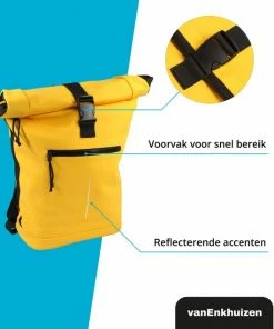 Van Enkhuizen VanEnkhuizen Rolltop Rugzak Met Laptopvak 15,6 Inch - 20 Liter - Waterafstotend En Thermo Materiaal - Geel 14 Van Enkhuizen VanEnkhuizen Rolltop Rugzak Met Laptopvak 15,6 Inch - 20 Liter - Waterafstotend En Thermo Materiaal - Geel -Parker IM Vibrant Ring Shop 550x635 1