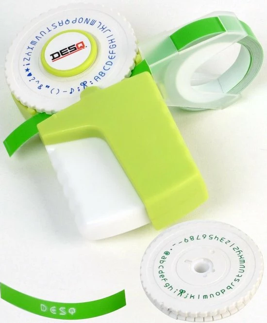 DESQ® SET Lettertang Met 78 Verschillend Karakters & Pak Tapes| Emoticons | Incl. 3mtr Tape | Hoofdletters En Kleine Letters 10 DESQ® SET Lettertang Met 78 Verschillend Karakters & Pak Tapes| Emoticons | Incl. 3mtr Tape | Hoofdletters En Kleine Letters - Afbeelding 10