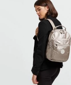 Kipling Seoul S Dames Laptoprugzak - 14 Liter - Metallic Glow -Parker IM Vibrant Ring Shop 550x701 5