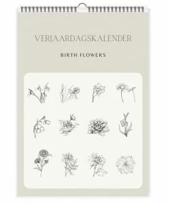 Invulkaarten.nl Verjaardagskalender | Kalender 2022 | Kalender 2022 Wandkalender | Verjaardagskalender Natuur | Verjaardagskalender Volwassenen | Wandkalender | Kalender | A4 Formaat | Ringband