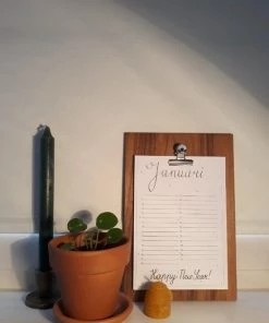 RVDNTT Verjaardagskalender - Handmade 28cm - Geen Jaartal