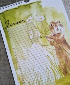 Aquarelle Verjaardagskalender - Rosanna Feikens 'Liefde Voor Bloemen' -Parker IM Vibrant Ring Shop 550x733 12