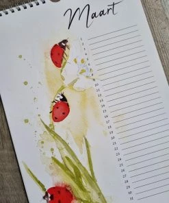Aquarelle Verjaardagskalender - Rosanna Feikens 'Liefde Voor Bloemen' -Parker IM Vibrant Ring Shop 550x733 19