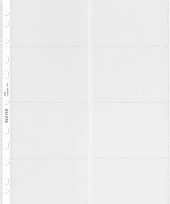 Leitz Premium Showtas Voor Visitekaartjes - PP - A4 - 10 Stuks - Transparant