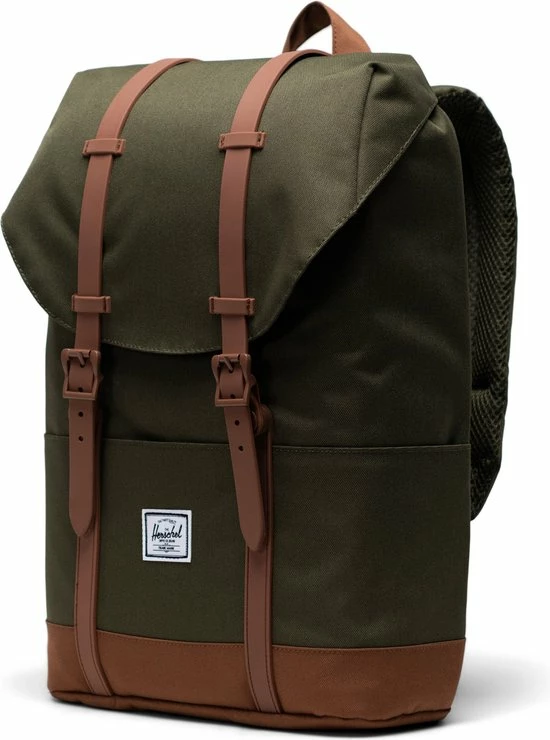 Herschel Retreat Youth - Ivy Green/Saddle Brown / Rugzak Voor Kinderen Met 14L Opbergvolume / Met Levenslange Fabrieksgarantie / Limited Lifetime Warranty / Groen 3 Herschel Retreat Youth - Ivy Green/Saddle Brown / Rugzak Voor Kinderen Met 14L Opbergvolume / Met Levenslange Fabrieksgarantie / Limited Lifetime Warranty / Groen - Afbeelding 3