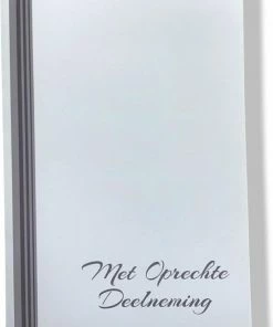 RS C&C 10 Cards & Crafts Condoleance Kaarten - Gecondoleerd / Met Oprechte Deelneming / Sterkte - 16x11cm -Parker IM Vibrant Ring Shop 550x764