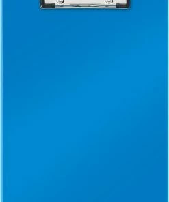 Leitz WOW Kunststof A4 Klembord Met Ophanghaakje - Capaciteit Tot 75 Vel - Blauw
