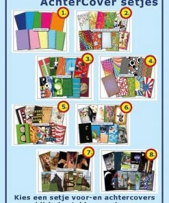 CitrusPers Cover Setje Nr.2 - Bloemen & Vlinders - Voor LOS Bij Te Bestellen Schoolagenda A5 -Parker IM Vibrant Ring Shop 550x777 6