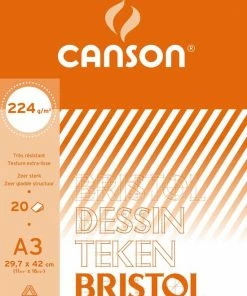 Canson Tekenblok Bristol Formaat 297 X 42 Cm (A3)