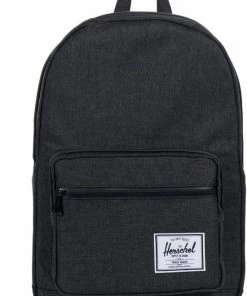 Herschel Pop Quiz - Black Crosshatch / Rugzak - Schooltas - Laptoptas / 15" Fleece Laptopvak - Meerdere Extra Vakken - 22L Opbergruimte / Met Levenslange Fabrieksgarantie / Limited Lifetime Warranty / Zwart