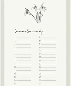 Invulkaarten.nl Verjaardagskalender | Kalender 2022 | Kalender 2022 Wandkalender | Verjaardagskalender Natuur | Verjaardagskalender Volwassenen | Wandkalender | Kalender | A4 Formaat | Ringband -Parker IM Vibrant Ring Shop 550x793 4