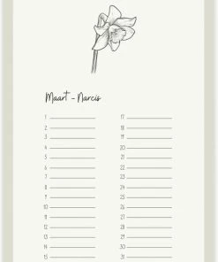 Invulkaarten.nl Verjaardagskalender | Kalender 2022 | Kalender 2022 Wandkalender | Verjaardagskalender Natuur | Verjaardagskalender Volwassenen | Wandkalender | Kalender | A4 Formaat | Ringband -Parker IM Vibrant Ring Shop 550x793 9