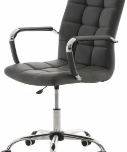 CLP Deli V2 Bureaustoel - Ergonomisch - Voor Volwassenen - Kunstleer - Grijs -Parker IM Vibrant Ring Shop 550x806 2