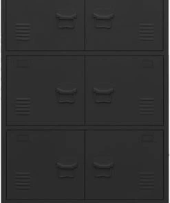 VidaXL Archiefkast Industrieel 75x40x115 Cm Metaal Zwart 14 VidaXL Archiefkast Industrieel 75x40x115 Cm Metaal Zwart -Parker IM Vibrant Ring Shop 550x820 1